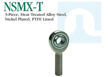NSMX - T-Präzisions-Edelstahl-Stangenende-3-teiliges wärmebehandeltes legierter Stahl-Nickel überzogen