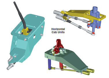MTS-System-industrieller manueller Schalthebel-horizontale Fahrerhaus-Einheits-Art ISO 9001 genehmigt