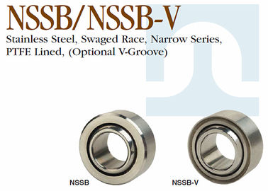 NSSB - V kugelförmiger Kugellager-Edelstahl-materielle gesenkte Rennenge-Reihe
