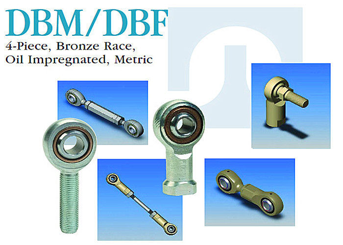 DBM-/DBF-Edelstahl-Stangenende-4-teiliges Bronzerennölimprägniertes metrisches