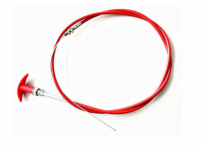 Roter Kabel-Endpassstück-Gegentaktsteuerkopf für Maschine geschlossen
