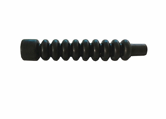 Schwarzes Kabel-Endpassstück-Gummigebrüll-Gummistaubkappe-kundengebundene Größe