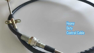 Hochleistungs-Push-Pull-Steuerkabel mit Gewindeschott und Stangenende