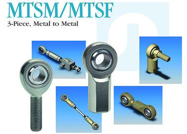 MTSM-/MTSF-Edelstahl-Stangenende-3-teiliges Metall-Metall für industrielle Ausrüstung