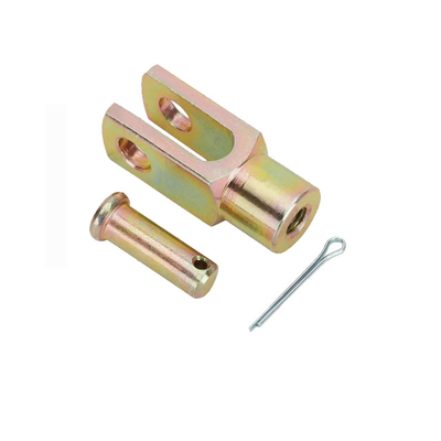 Verzinkter Stahl Zylinder-Edelstahl-Gabelkopf-Pin Cotter Threaded Clevis Pins