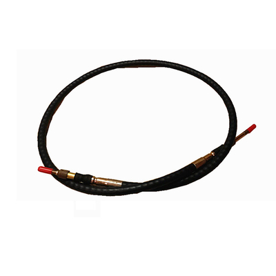 PVCuniversaldrossel verkabeln schwarze galvanisierte Stahlstandard-Druck/Zug-Kabel