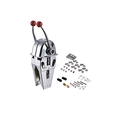 YK9D-Doppelt-Hebel-Triebwerkbedienanlage-Marine Engine Control Handle Top-Berg-Zink-Legierung