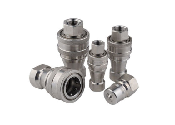 ISO 7241B SS Offener, Schließender Typ Hydraulischer Schnellkopplung BSP-Dreh