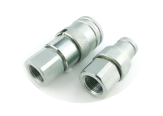 Edelstahl-Hochdruck-Schnellkopplung Flachfläche Hydraulische Schnellkopplung