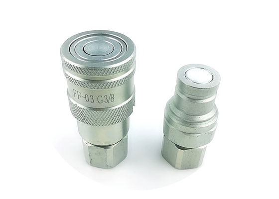 Edelstahl-Hochdruck-Schnellkopplung Flachfläche Hydraulische Schnellkopplung