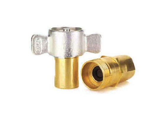 207 Stabschilf zum Anschließen von Klappe-Brass-Schnellkopplung
