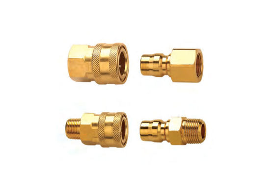 Hydraulische Messing-Schnellkopplung 1/8 für Anwendungen ohne Ventile