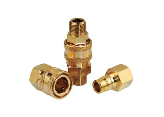 Hydraulische Messing-Schnellkopplung 1/8 für Anwendungen ohne Ventile