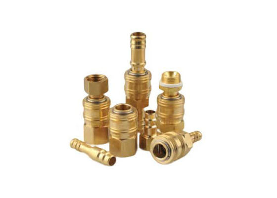 1.6MPa Einhandschnellkopplungen aus Messing Halbautomatik