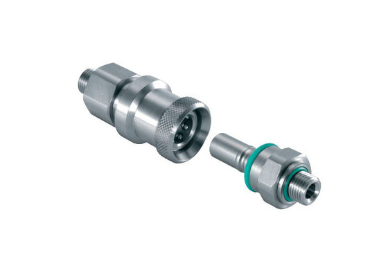 Viton Bahnindustrie BSPP 0,25'Flachkopplung, Edelstahlkopplung