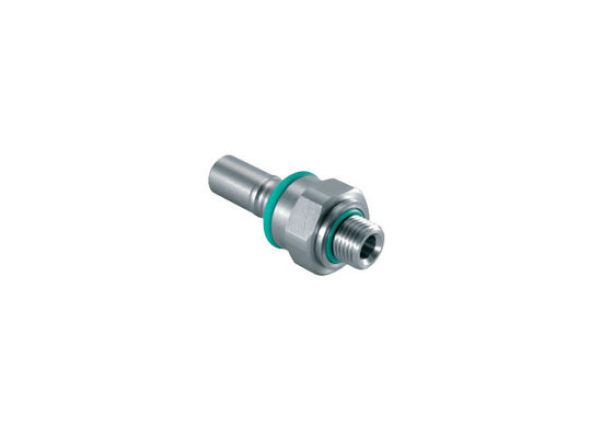 Viton Bahnindustrie BSPP 0,25'Flachkopplung, Edelstahlkopplung