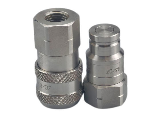 0.5'' ISO16028 NPT Hydraulischer Flachflächen-Schnellkopplung