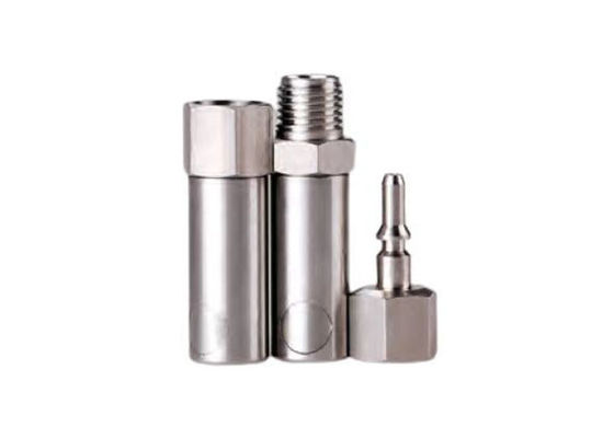 Halbautomatischer Typ Hydraulische Schnellkopplung 304 Edelstahl Drückknopf 6Mpa