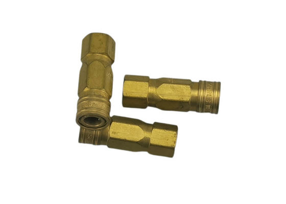 1/8 Nennwert Verwendung mit Druckluft, Gasen und Flüssigkeiten Messing Pneumatische Schnellkopplung
