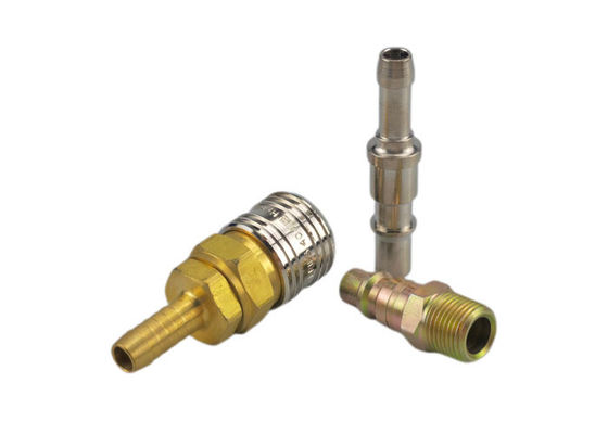 3/8" Schlauchstamm Endverbindungen Pneumatische Schnellkopplung