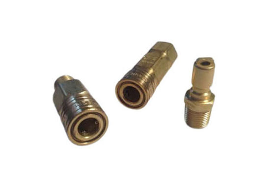 1/4" Messing-Schnellkopplungen Luftkopplungen Pneumatische Schnellkopplung