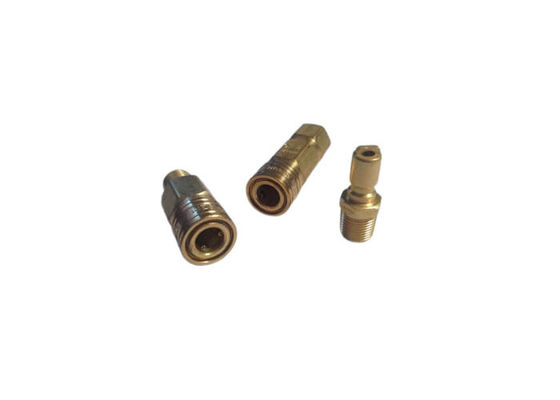 1/4" Messing-Schnellkopplungen Luftkopplungen Pneumatische Schnellkopplung