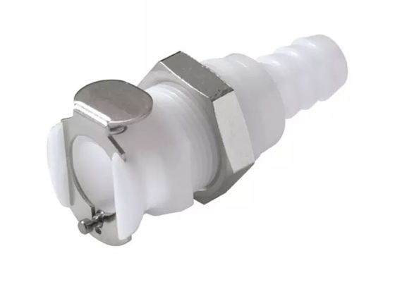 Medizinische Wassergekühlte Flüssigkeitsverbindung Panel Mount Ferruleless Polytube Fitting
