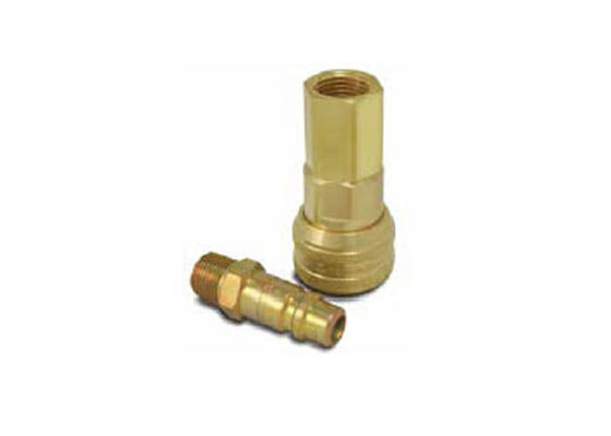 Automatische Push-to-Connect-Pin-Kopplungen mit einseitigem Abschalten