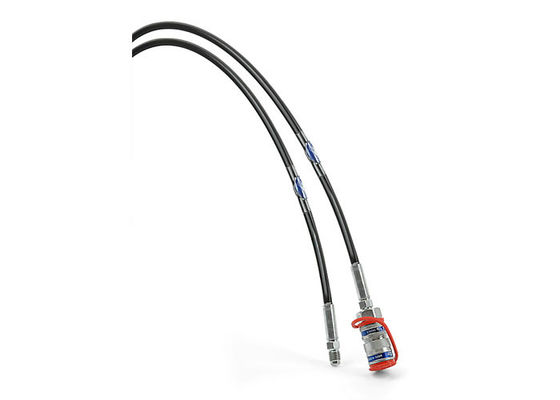 DN4 Flexible 4-Schicht-Hochdruck-Hydraulikschlauch 140MPa Abrasionsbeständigkeit