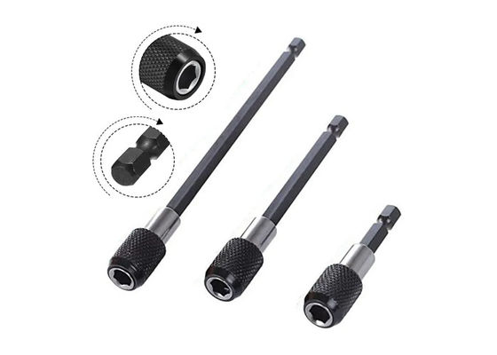 1/4 Zoll Kopfverlängerungsstange Batch Magnetisch Schraubenzieher Schnellübertragung Hebel Selbstverriegelung Verlängerungsstange 150mm Handwerkzeuge