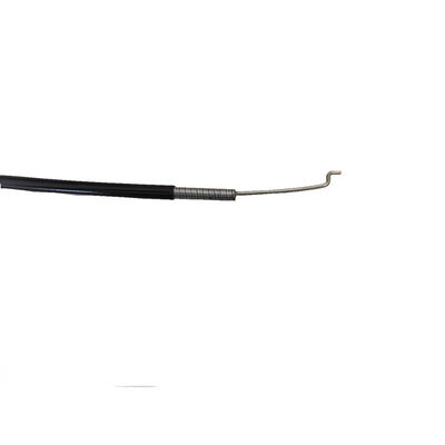 Kabelmontage mit schwarzem runden Griff 940 mm Länge 76 mm Reise SS316 Drahtseil Schwarzes Leitungsrohr