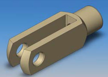 TXLC-Serie mit Gewinde-Clevis-Stift, aus Kohlenstoffstahl, Zinkplattierte Kleinstift-Pins
