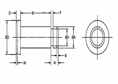TXLP-Serie Verstellbarer Clevis-Stift, Verbindungsprodukte Metrische Clevis-Stift