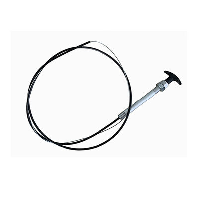 Schwarzes Steuerkabel mit Drehverschluss T-Griff