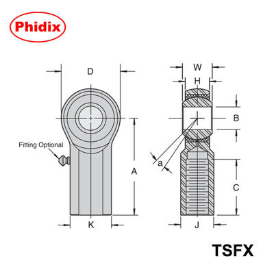 TSMX/TSFX-Reihe für schwere Einsätze: Präzisions 3-teiliges Metalldesign für die Bewegungssteuerung mit hoher Last
