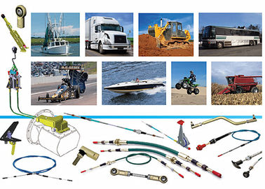 Anpassung verschiedener Steuerkabel Mechanische Steuerkabel Schub-Zug-Steuerkabel Verschiedene Materialien Einfach Installation einfach