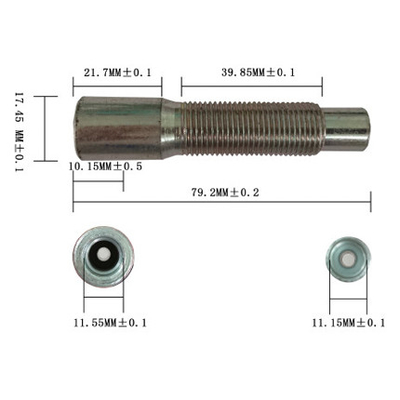High-Precision Kabel End-Fittings LD Gewinde Leitung Kappe 5/8 -18 UNF-2A