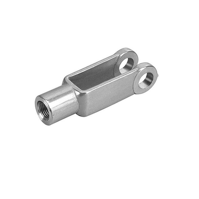 Niedrige Widerstandsleistung Schub- und Ziehkabel Endbefestigungen Stahl-Clevis-Draht 1/4 - 28 RH U-Fork